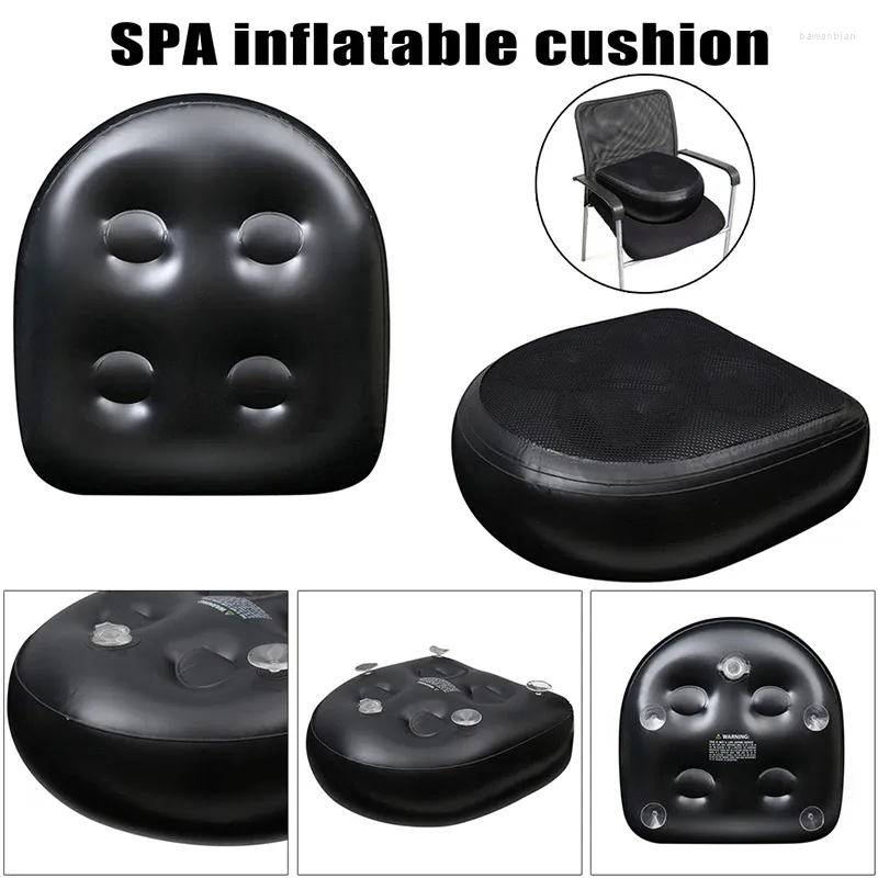 Tampon de massage gonflable du siège d'oreiller confortable pour les bains d'adulte