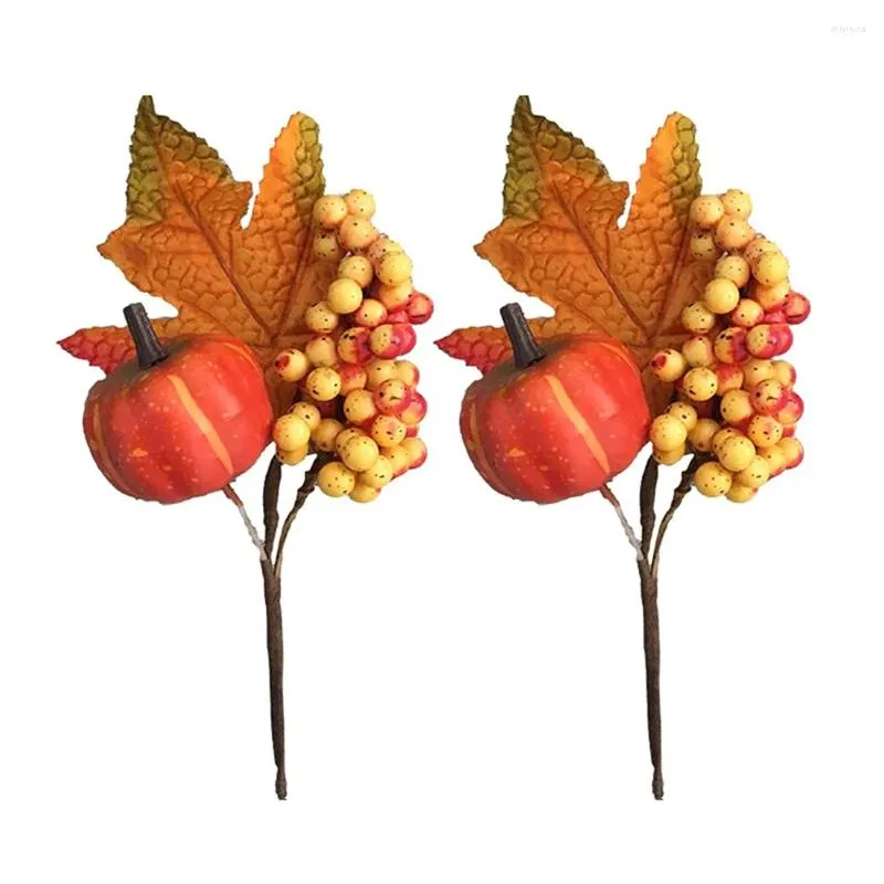 Simulazione decorativa Simulazione Berry Decor Berries Pography PROPS Branch Harvest Festival Maple Halloween