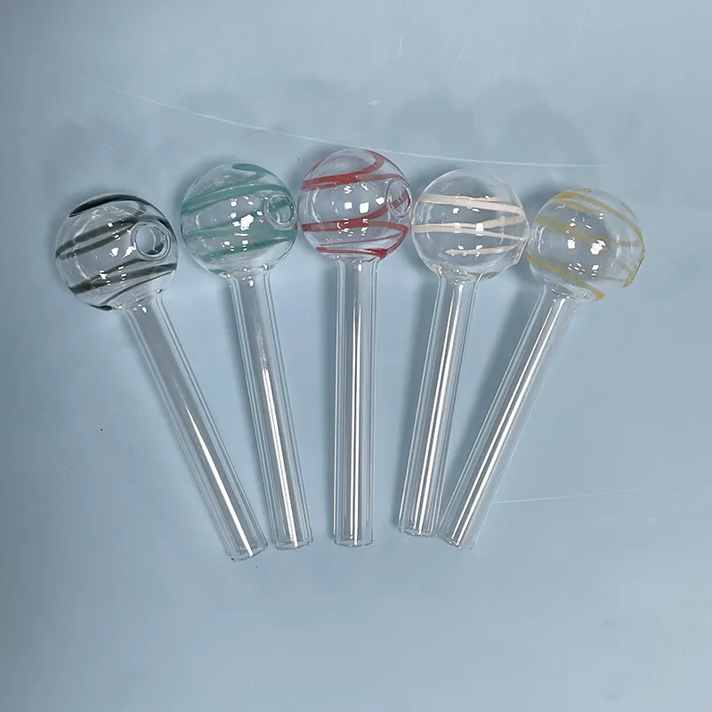 Tubo de fumantes reto de tubo de fumantes de 4 polegadas de 4 polegadas Smokpro com 3 cm de lolhops de petróleo da cabeça do queimador de óleo Bubbler Bowl Bowl