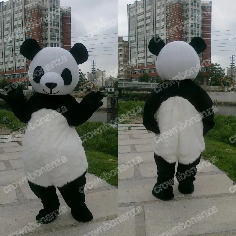 2024 Halloween Giant Giant Panda Mascot Costumes Halloween Cartoon Character tenue Suit Noël