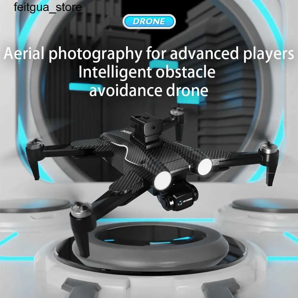 Drones F167 RC Drone 4K/8K High-Definition Dual Camera Professional Photography Obstacle Vermijding Borstelloze helikopter 2.4G opvouwbare Quad Helicopter S24513