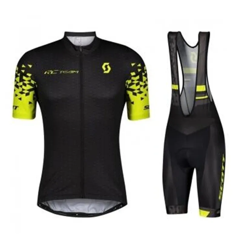 Vêtements Mtb Mtb Scott Cycling Uniform Pantals Man Vêtements d'été Bike Cycle Jersey Spring Sports Set Suit Bicycle Gel 240426