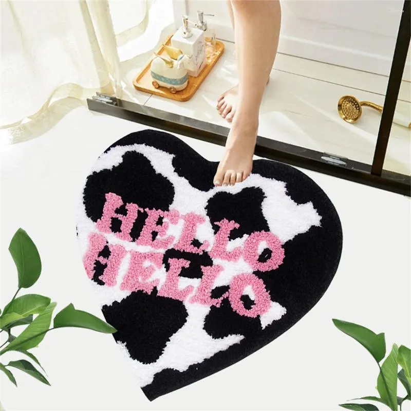 Tapis dessin animé amour flock