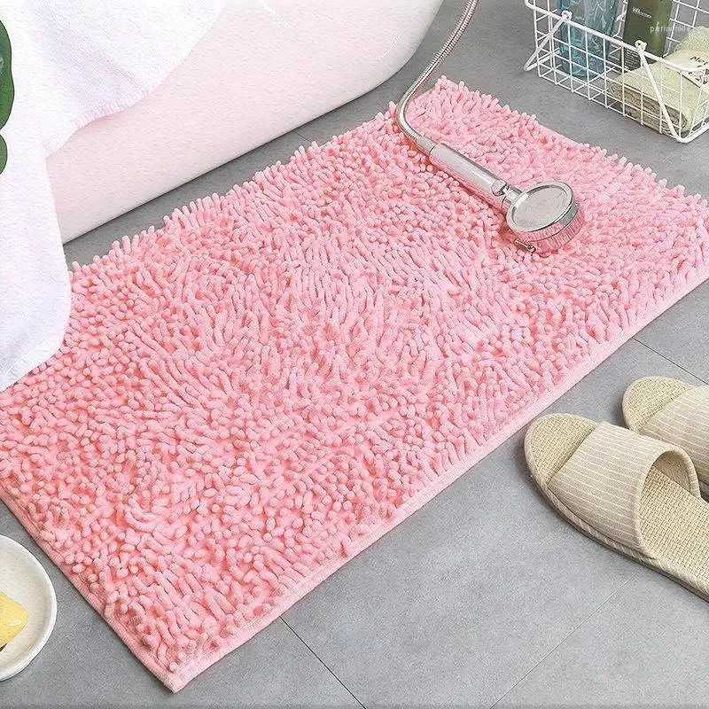 Tapetes de banho 40x60cm tapete de tapete de chenille não deslizante para sofá doméstico home banheiro