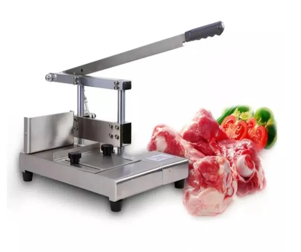 Bone Saw Pig Ribs Guillotine Kitchen Knives Cut Pork Chop Machine Manuellt Bone Cutting LLFA4655555