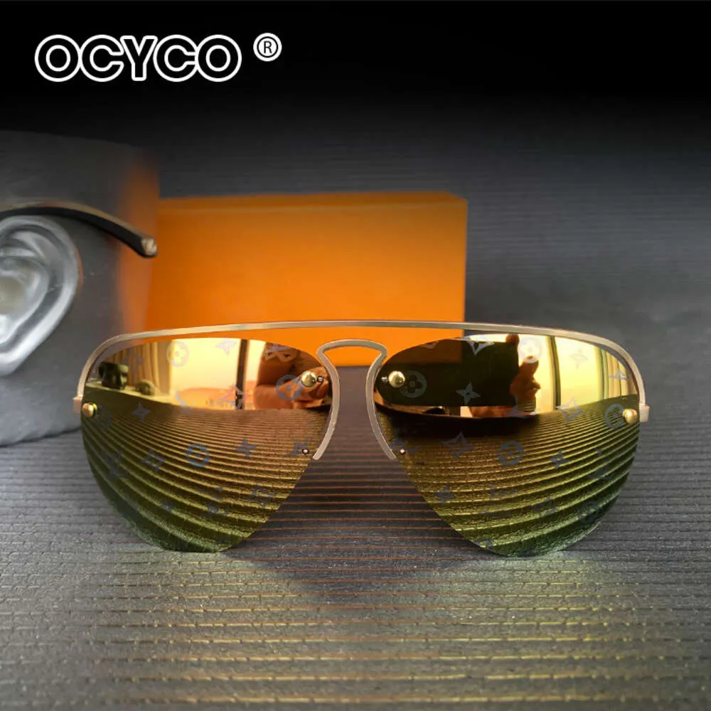 YY-1004 Luxury Punk Metal Brand Design Trand Unisex Sunglasses Men Vintage Pilot Sun Glases Oculos Feminino Sunglass Lentes Gafas de Sol Sol Eyeewear