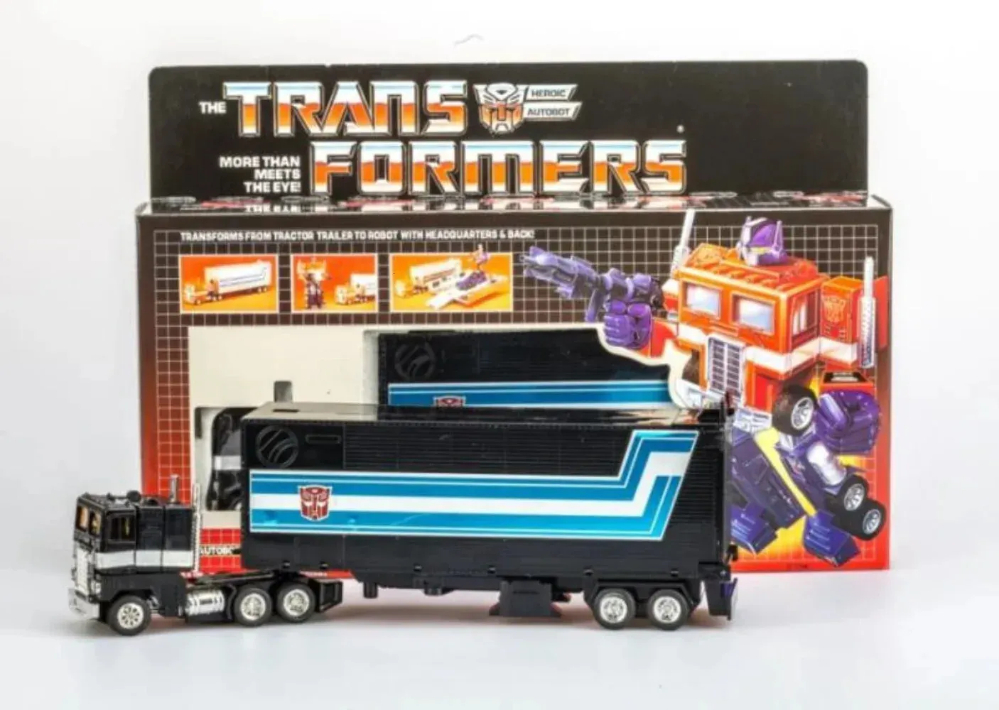 Trasformazione deformata Optimus Prime con Metal Car Head G1 Replica Op Red Optimus Prime KO Versione Modello Modello 240512