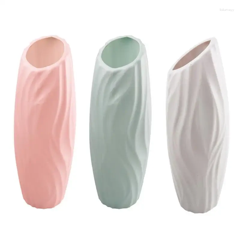 Вазы белые пластмассовые ваза для цветов творческий геометрический стиль акцент дома