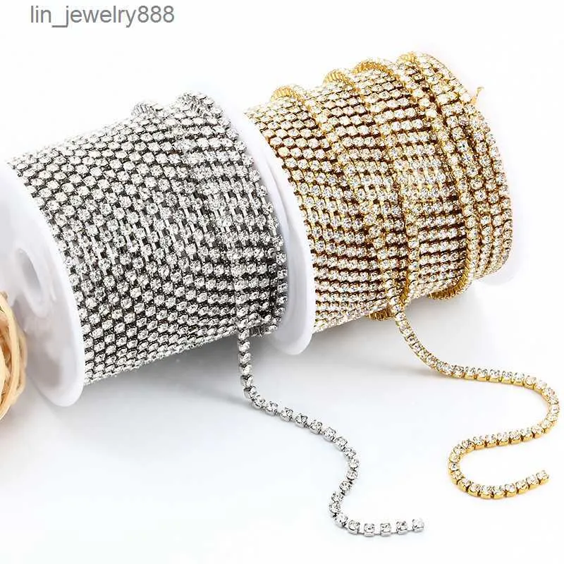 Männer Edelstahl 3 mm 4mm Diamant Tennis Halskette Kettenkette Schmuckkette Großhandel mit Kristallen
