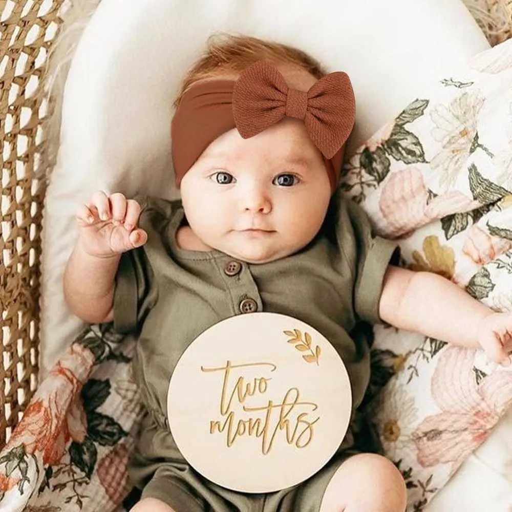 Haaraccessoires Babyhoofdband Nylon Infants Toddlers Elastische haarband voor pasgeboren meisje Princess Bowknot Kids Hair Accessories Kids Hoofdkleding