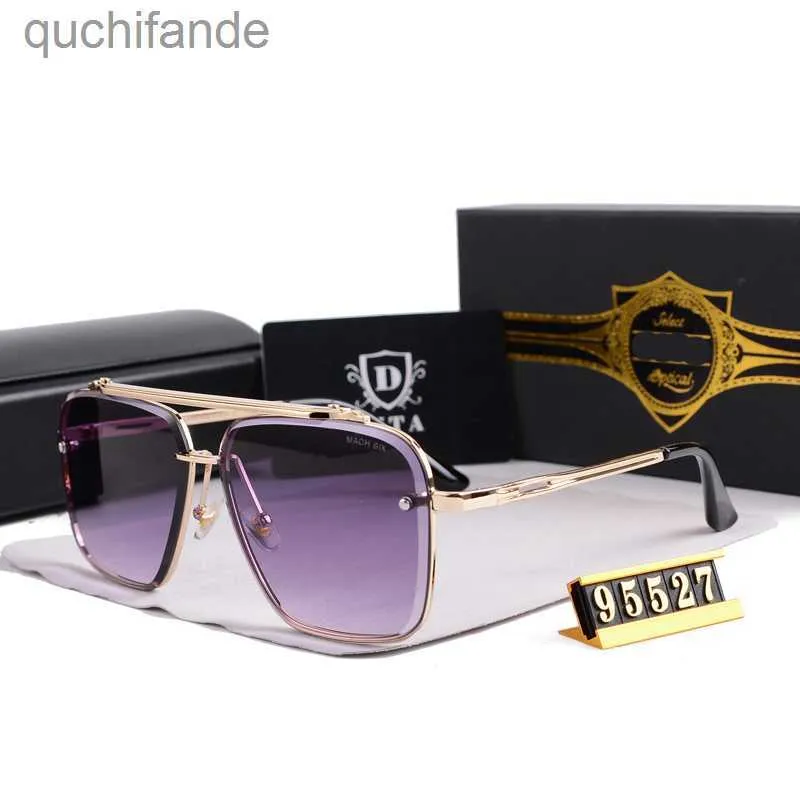 Luxury AAA Dita Sungass avec Logo Fashion Classic Mach Mach Six Gradient Pilor Sunglasses Cool Men Vintage Brand Design Sun Glasses UV4 avec le logo de la marque