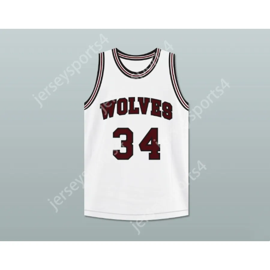 Custom qualsiasi nome Qualsiasi squadra Billy Dunn 34 Wolves High School Basketball Jersey All Cucited Dimensioni S-6XL di alta qualità