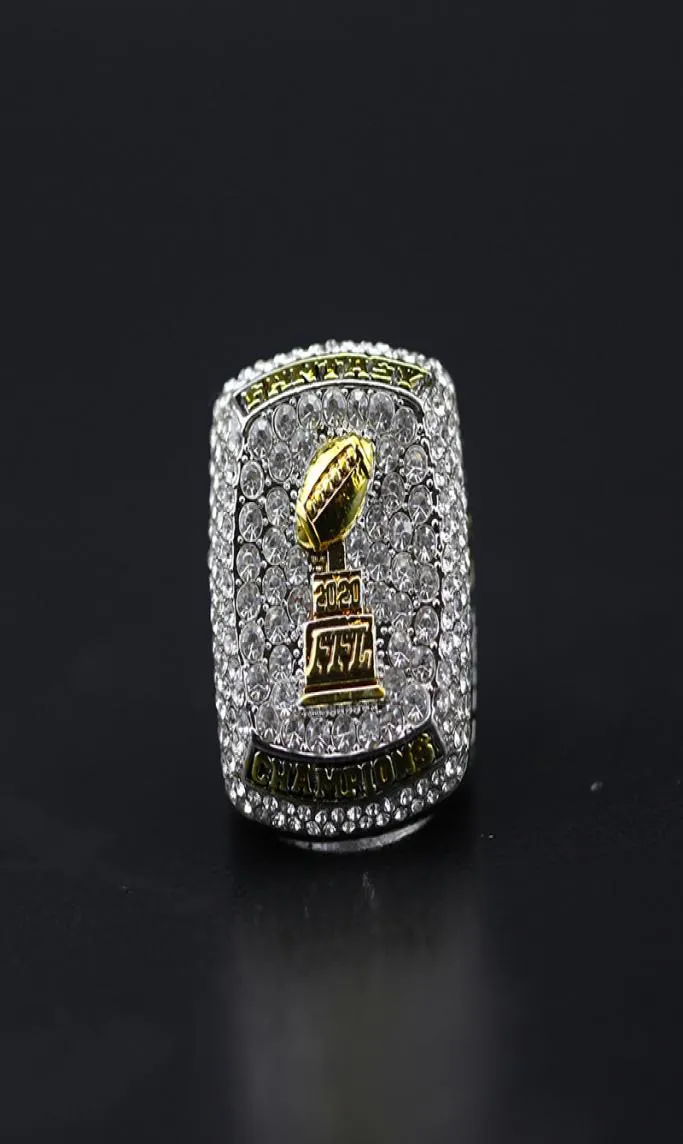 NEU 2020 Fantasy Football Championship Ring Souvenir Men Fan Geschenk Drop 3978598