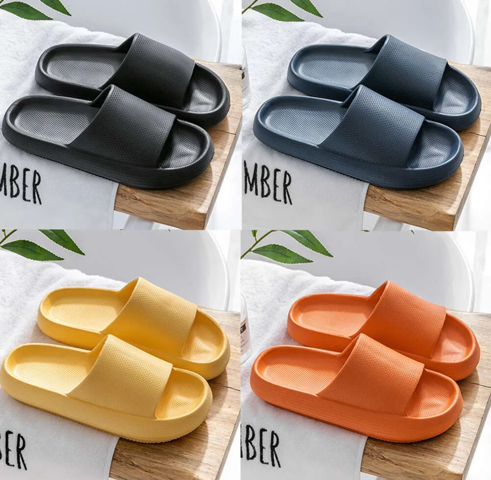 2024 Slippers for Men Women Women Color Solid Hots Baixa macia preta branca marinha verde-verde masculino Multi Womens Shoes Shoes Treinadores Gai-895