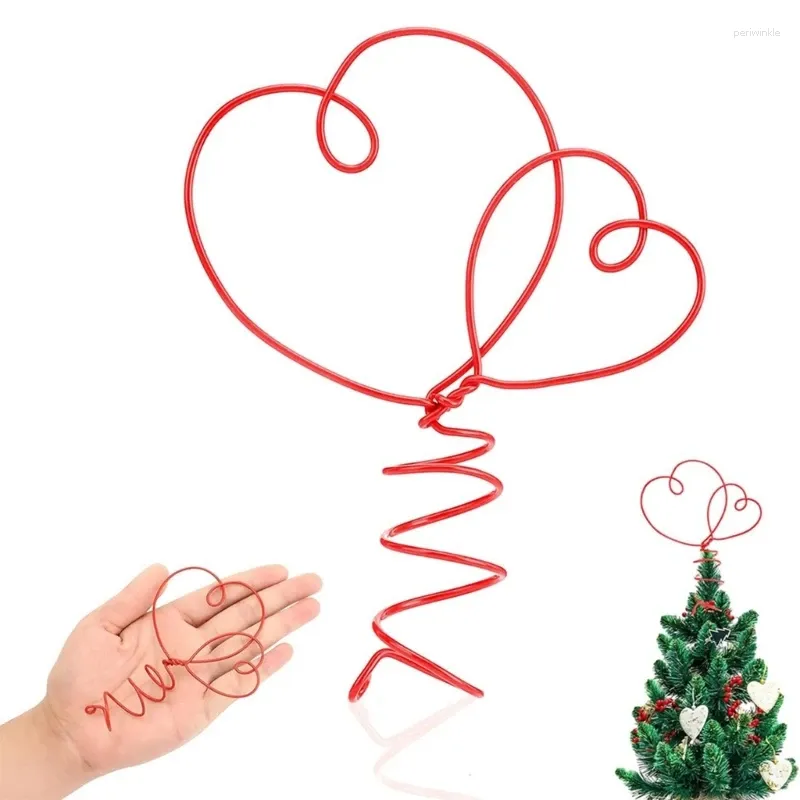 Party Decoration Iron Tree Caps Decors Valentines Day Christmas Toppers