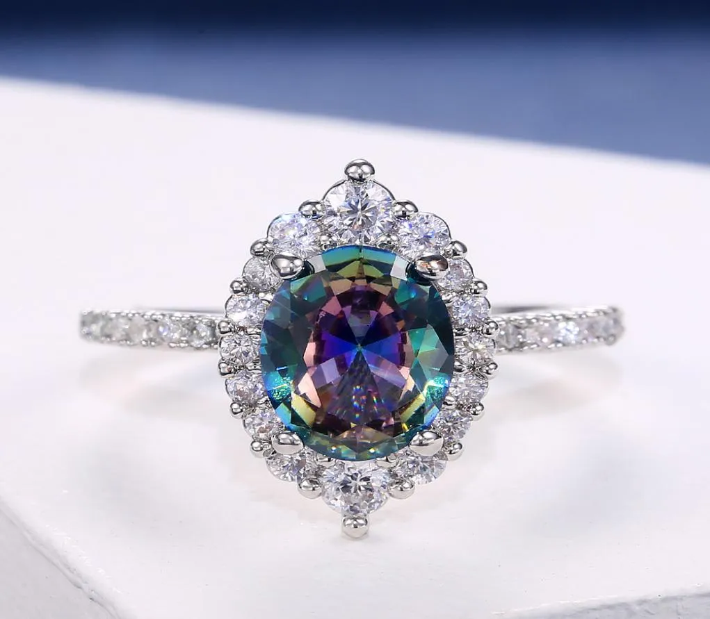 Juneain Brand Fashion Marquise Shape Women Wedding Bank Jewelry Ring Luxury Micro Pave CZ Stone Elegant Lady Engage Rings Accesso8738649