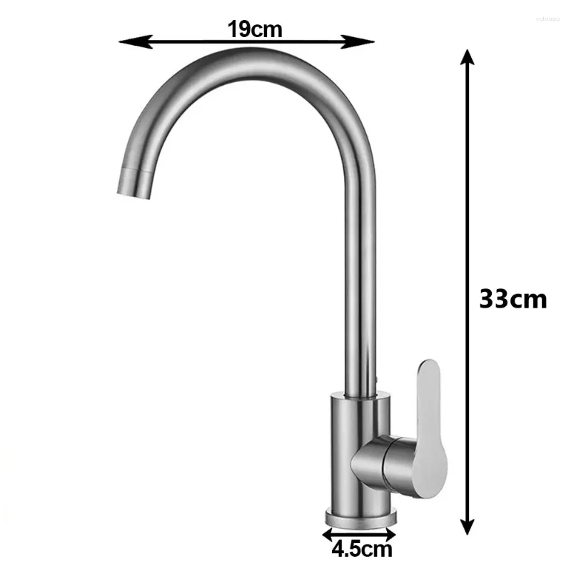 Küchenarmatur 304 Edelstahl Wasserhahn Waschbecken Tap Eingriff Kalt und Mixer zeitgenössische Antikorrosion Taps