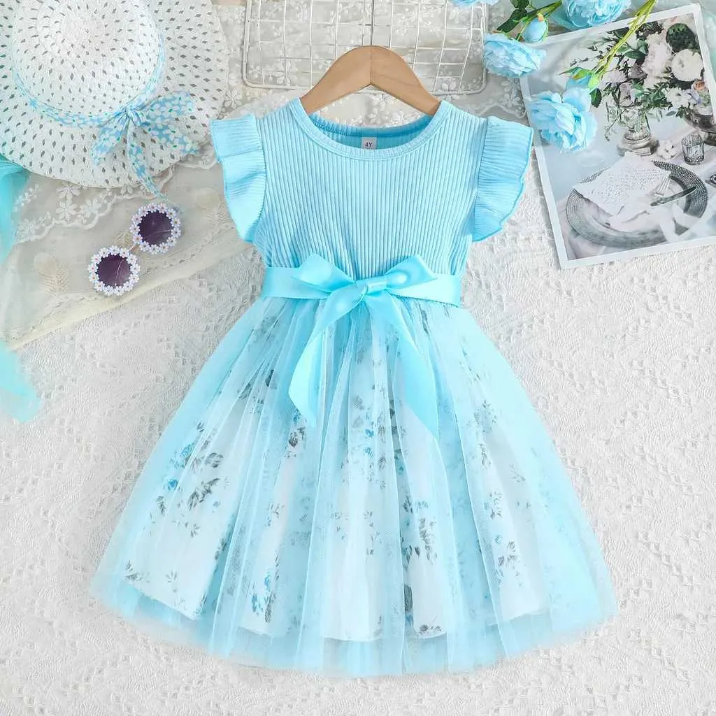 Robes de fille Robe pour enfants 4 à 7 ans