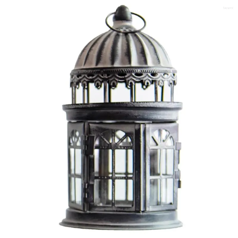 Kerzenhalter Bar Party Hanging Lantern Yard Indoor Outdoor Home Events Teelight Hochzeit Dekoration Handwerkshalter Vintage Style Metal Metall