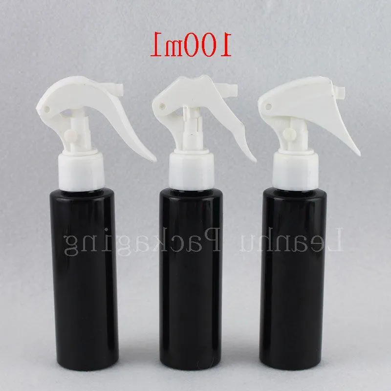 100 ml x 40 Black Trigger Papet Pumple Pump Pump Pumpleur 100cc Cleaning Disinfectant Spray Bottle Conteneur 40pc / Lot WWRMC