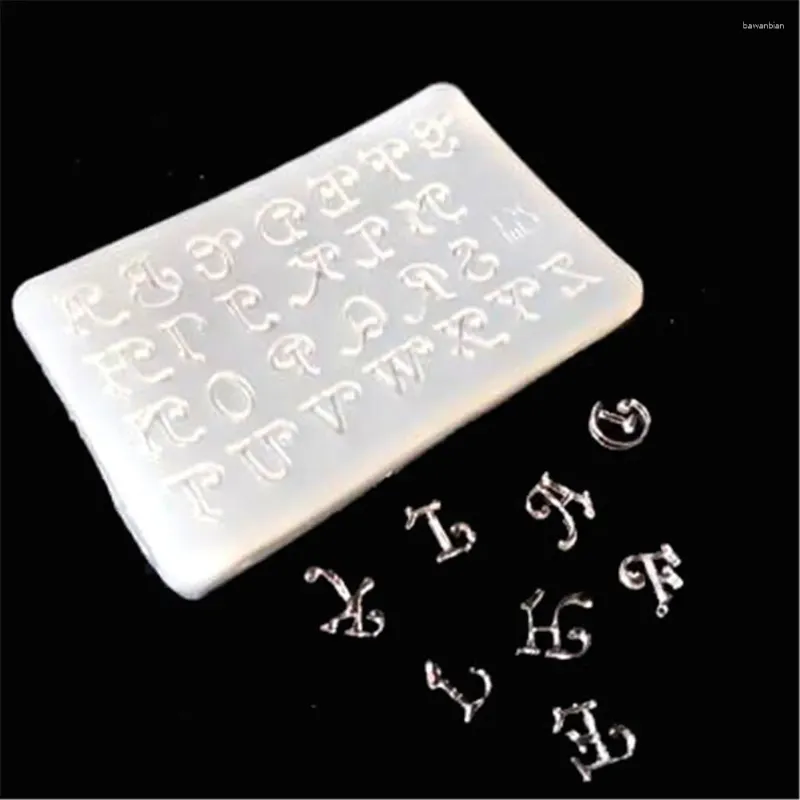 Moules de cuisson rectangle des lettres d'alphabet russe moule au chocolat moule diy glace fondant plateau outil de décoration silicone