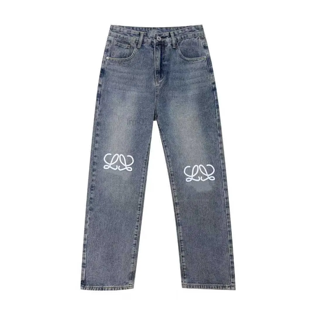 Jeans de jeans masculinos Designer pernas abertos Fork