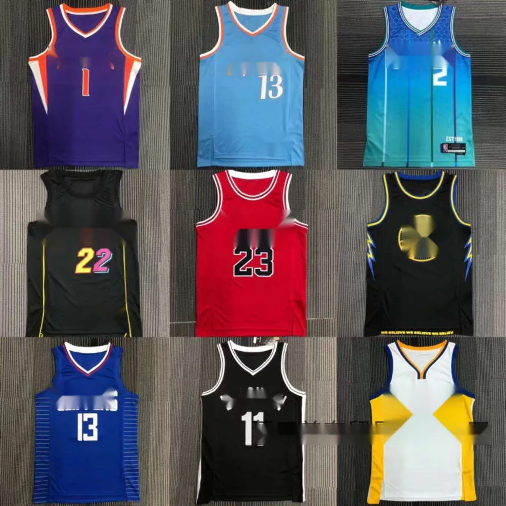Curry Basketball Jersey George Booker James Durant TH Anniversary Special Edition D Laser Cursor