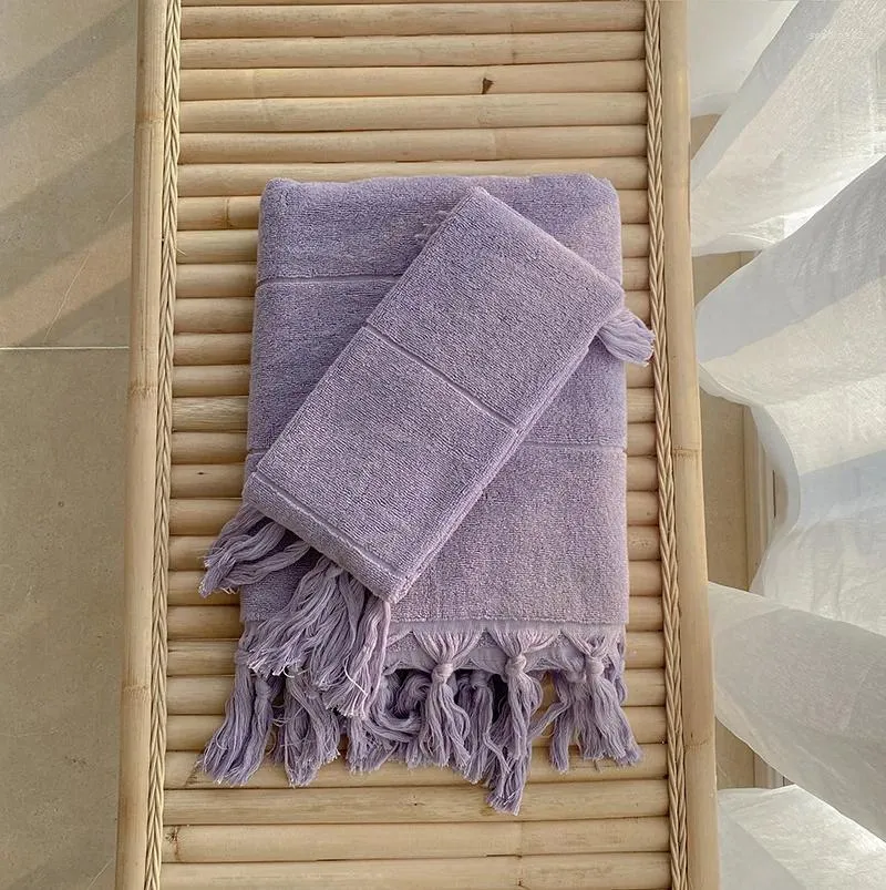 Toalheiro envolta banho de algodão puro Taxel para adultos estudantes de cor sólida absorvente de lavagem toalhas de face lança cobertor