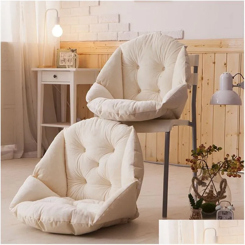 Cushion/Decorative Pillow Armchairs Seat Pad Office Lounge Chair Mattress Cushion For Armchair Decorations Home Backrest Drop Delive Dhisy