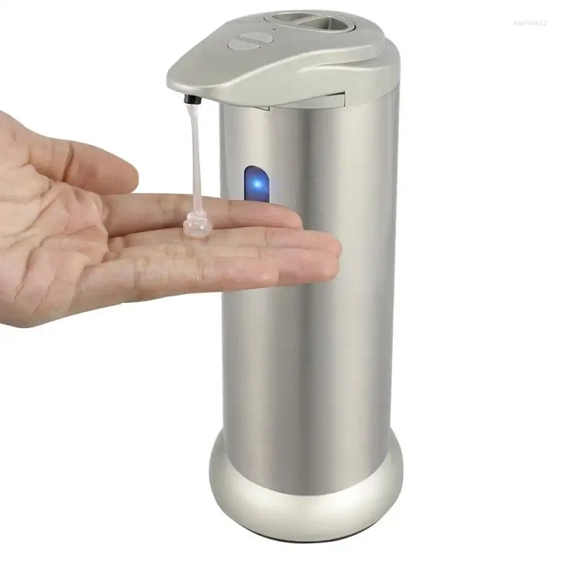 Flytande tvåldispenser dispensers kök badrum touchless ir sensor händer 300 ml automatisk