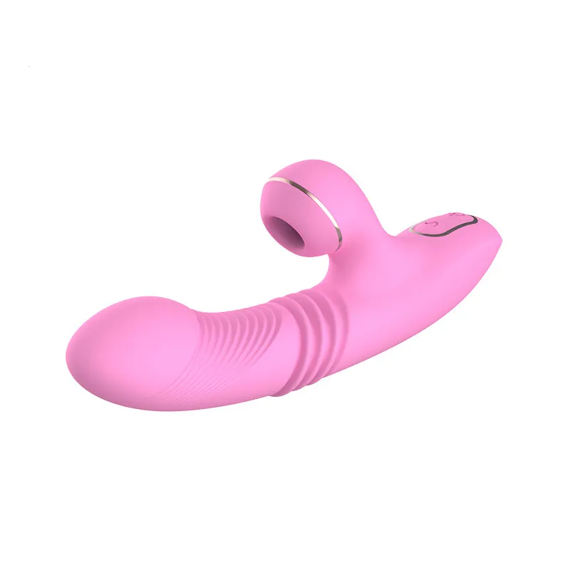 Automático Telelescópica Clitoral Supking Vibrator Aquecimento de fêmeas Professores de dispositivo de dispositivo adulto de fêmeas