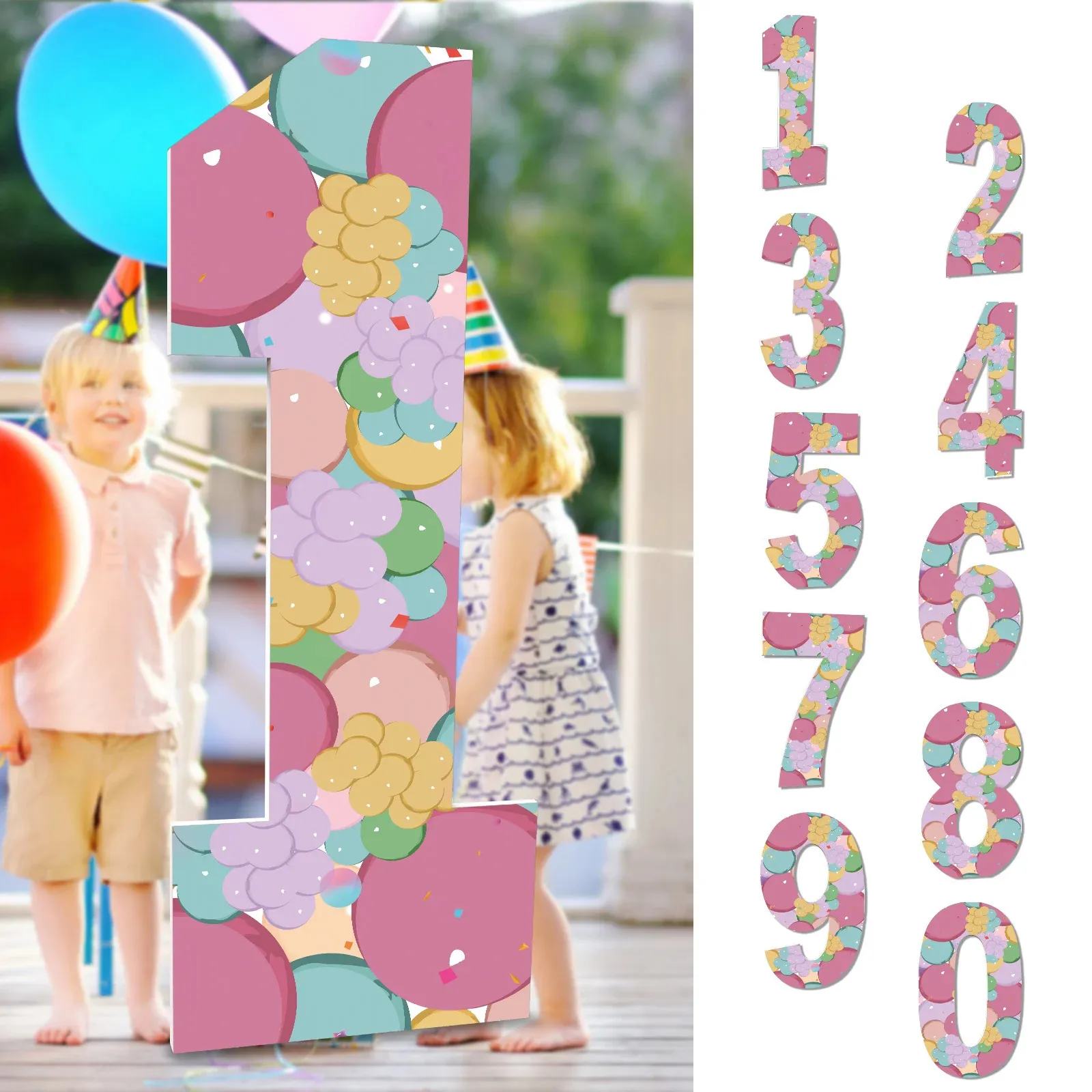 Giant Figur Number Board 1st 2. 3. Balon Polka samolotu 16 18 21 Urodziny Balon Numer 30 40 BALLOON RAKA ZAKRESIE 240513