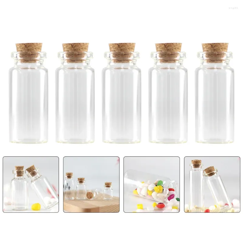 Vases Snap Cork Bottle Glass Stopper Conteneurs DIY CONTERNIERS FRANTSPARET Rangement transparent bouteilles Crafts