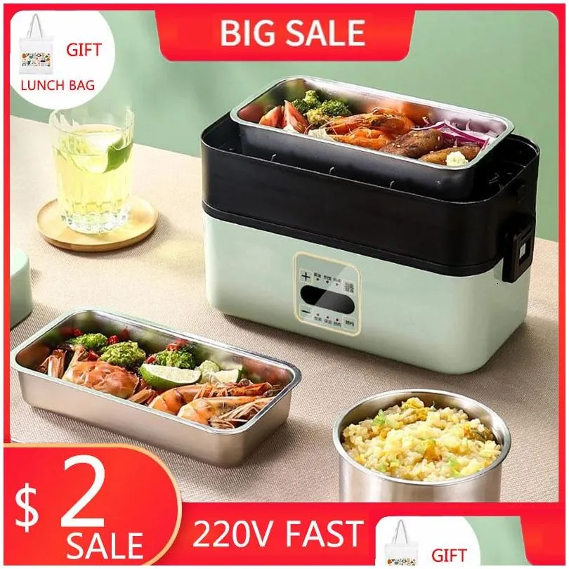 Thermos Electric Lunch Box For Kitchen Office School And Restaurant Fresh Thermal Bento Container With Drop Delivery DH8Lt From Stone shop 37.16 DHgate.Com