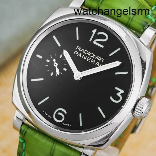 Tactical Wrist Watch Panerai Mens Chronograph Luminor Series 47mm Diameter Mechanical Sports Leisure Business Brand Watch PAM00372 AISI47mm Watch