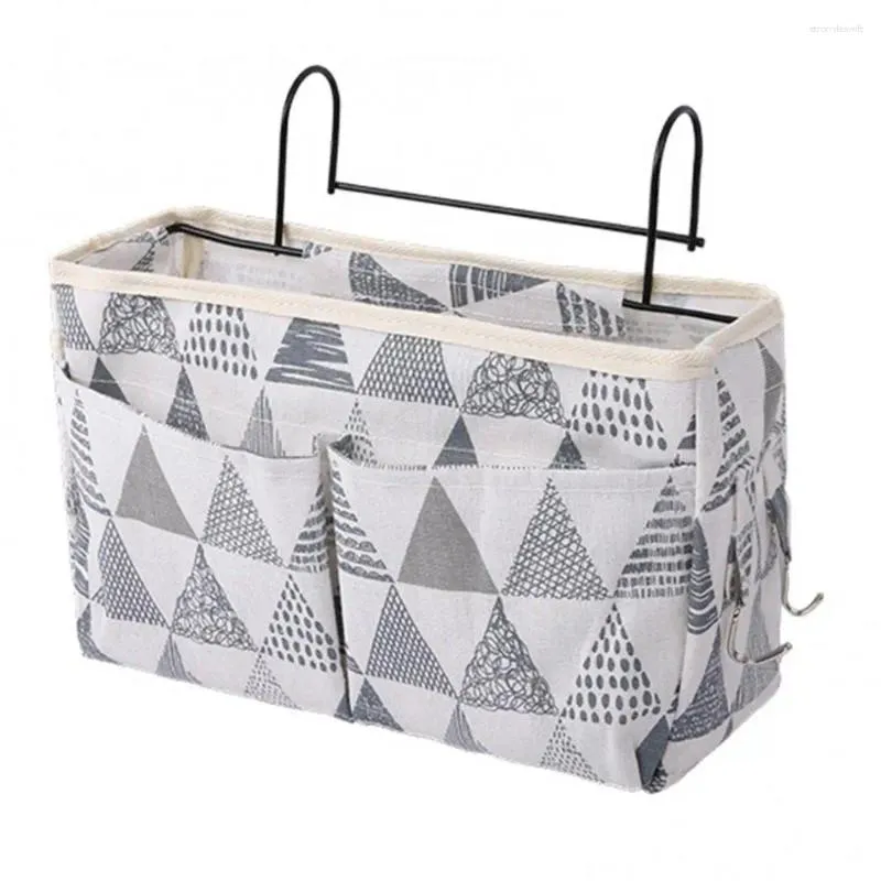 Storage Bags Dormitory Bedside Hanging Bag On The Rack Large Capacity Student Bed Mobile Phone Basket