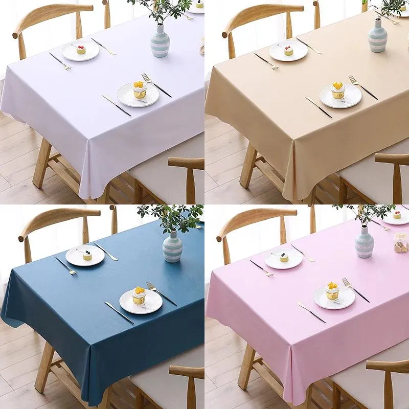 Table Cloth 2024 White Waterproof And Oil Disposable Rectangle_Jes4926