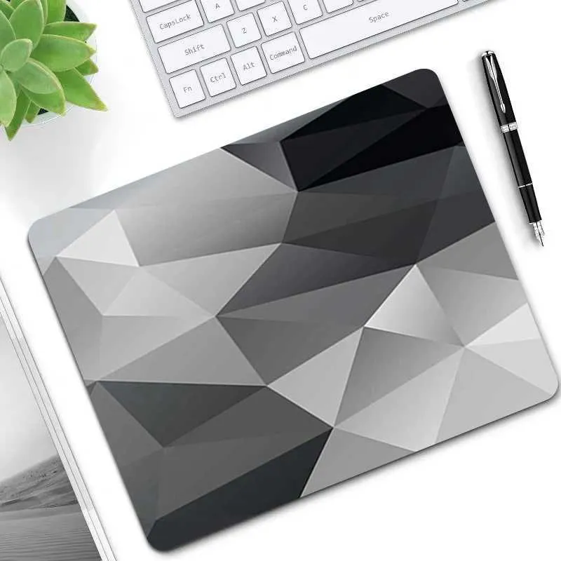 Mouse Pads Wrist Rests Mouse Carpet Geometry Gamer Keyboard Pad Office Accessories for Desk Mat Mouse Gaming Mats Mouse Computer Speed Rug J240510