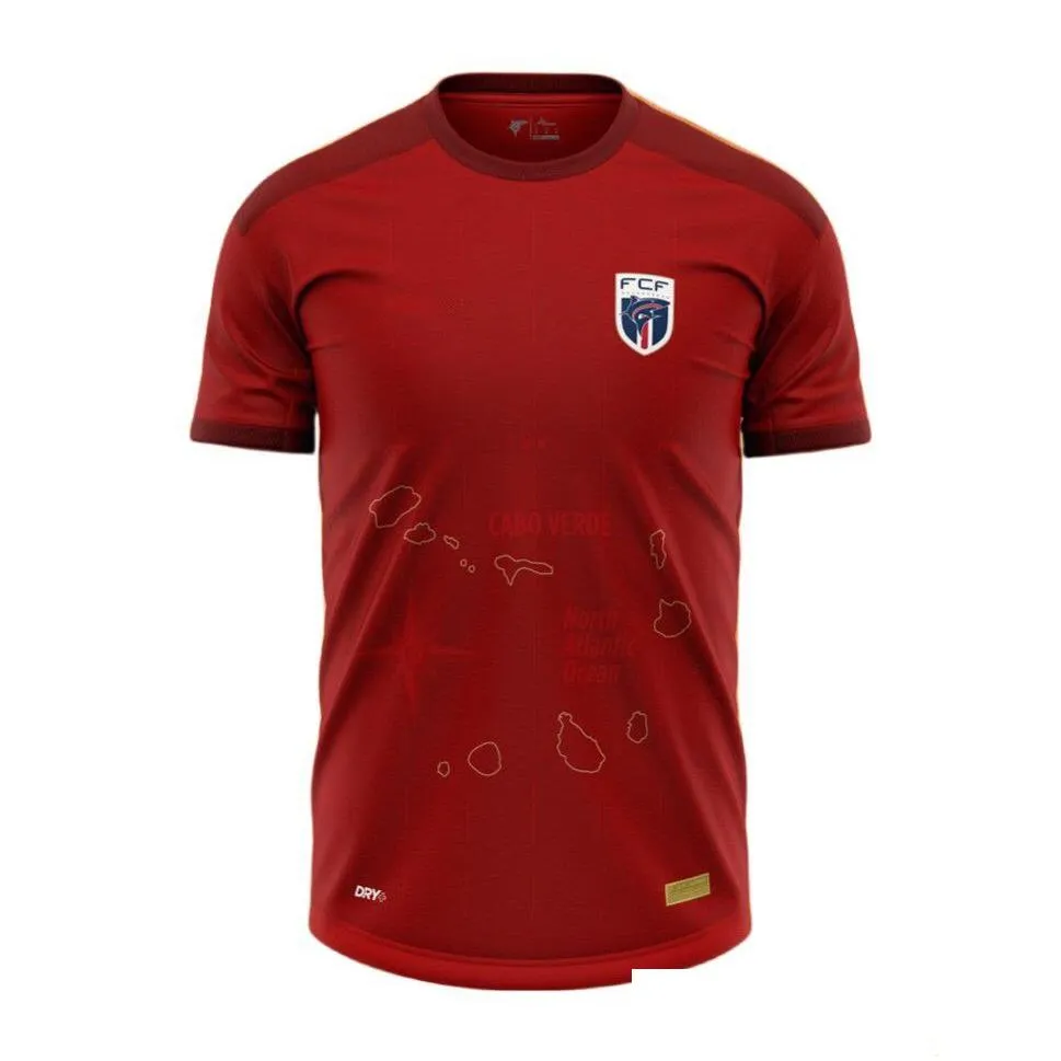 DHgate 2024 Cape Verde Soccer Jersey Monteiro Home Away Kids Football Shirt Sports Outdoors