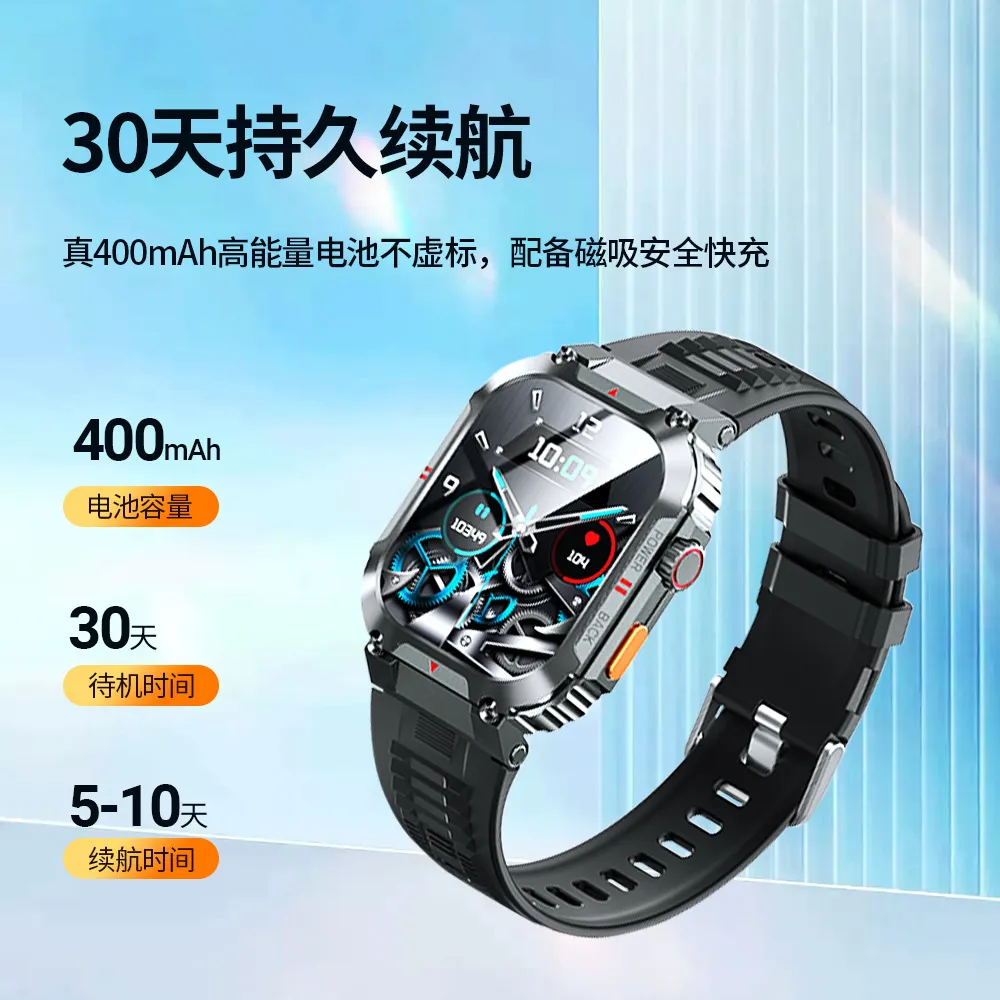 Blood Pressure Monitor Bluetooth Call Heart Rate Step Smartwatch