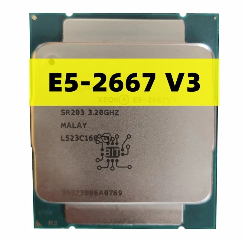Xeon E5 2667V3 E5 2667 V3 3.2GHz Eight-Core CPU Processor 20M 135W LGA 2011-3 E5-2667 V3 240509