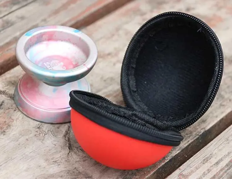 Yoyo Professional Yoyo Bag Edc gładki skórzany aksamitny kieszonkowy potwór z wiszącym brelą. Odpowiednie dla wszystkich praktyków jogi poniżej 44,5 x 57 mm