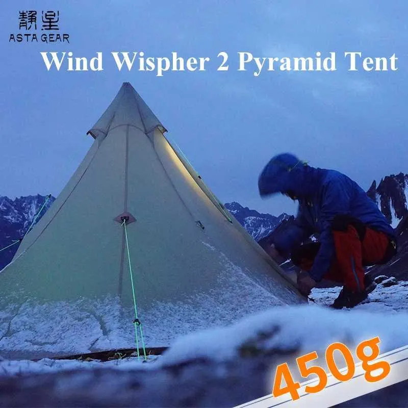 Zelte und Schutzhütten Astagear Windsong 2 Pyramid Camping Zelt Buschcraftq240511