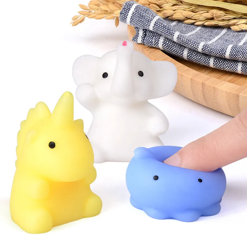 2024 Heiße Mochi Squishy Toys Mini Squishies Kawaii Tier Squishys Party Ostern Geschenke für Kinder Stress Relief Toy Yjn