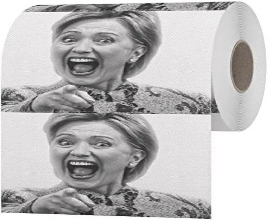 Ganzes Hillary Clinton Toilettenpapier kreativer Verkauf von Gewebe Funny Gag Witz Geschenk 10 PCs pro Set4512782