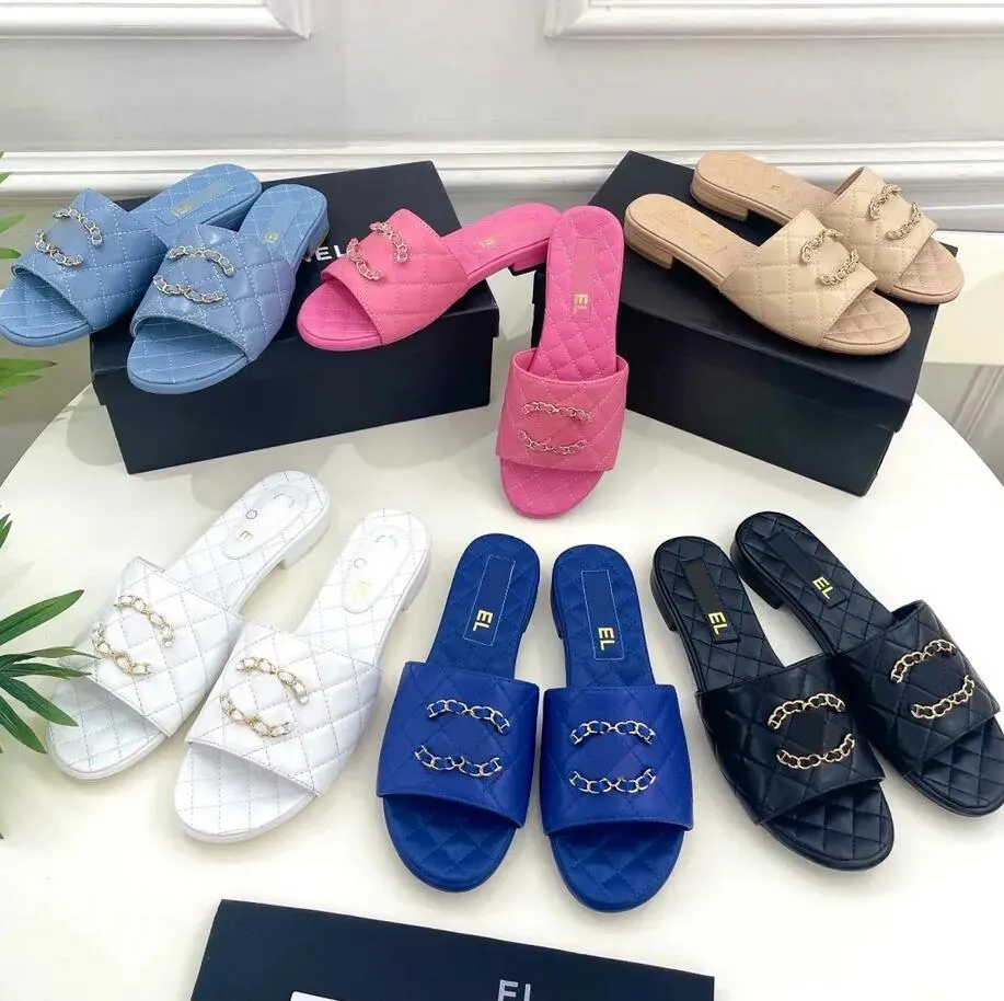 Дизайнерские тапочки сандалии Новый Loafer Bool Casual Shoe Flat Mule Slippers Fomen Sexy Sliders Girl Summer Beach Luxury Designer Slide Gift Sandale
