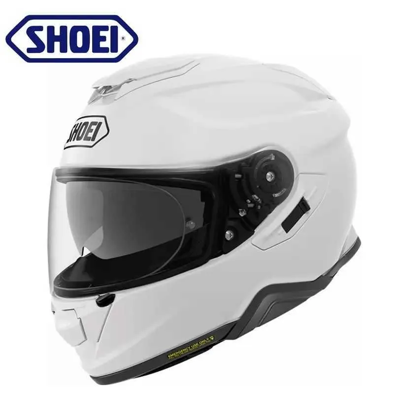 Shoei Smart Helmet Japan GT-Air2 Motorcycle de deuxième génération Full Dual Lenses All Season Couleur solide