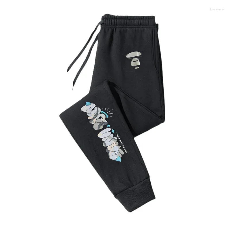 Men's Pants Spring 2024 Men Women Long Autumn Winter Mens Casual Fleece Sweatpants Soft Sports Jogging