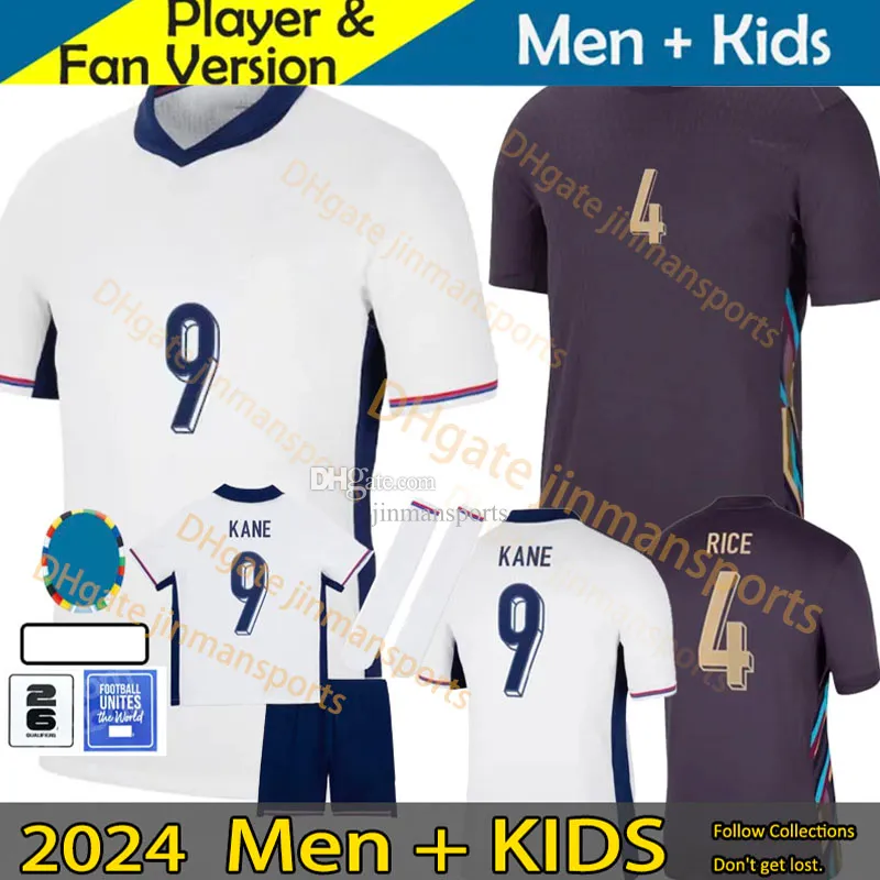 2024 2025 Englands BELLINGHAM Soccer Jerseys 2024 Euro cup National Team TOONE 24 25 Football Shirt WHITE BRIGHT KANE STERLING RASHFORD SANCHO GREALISH Men Kids Kit