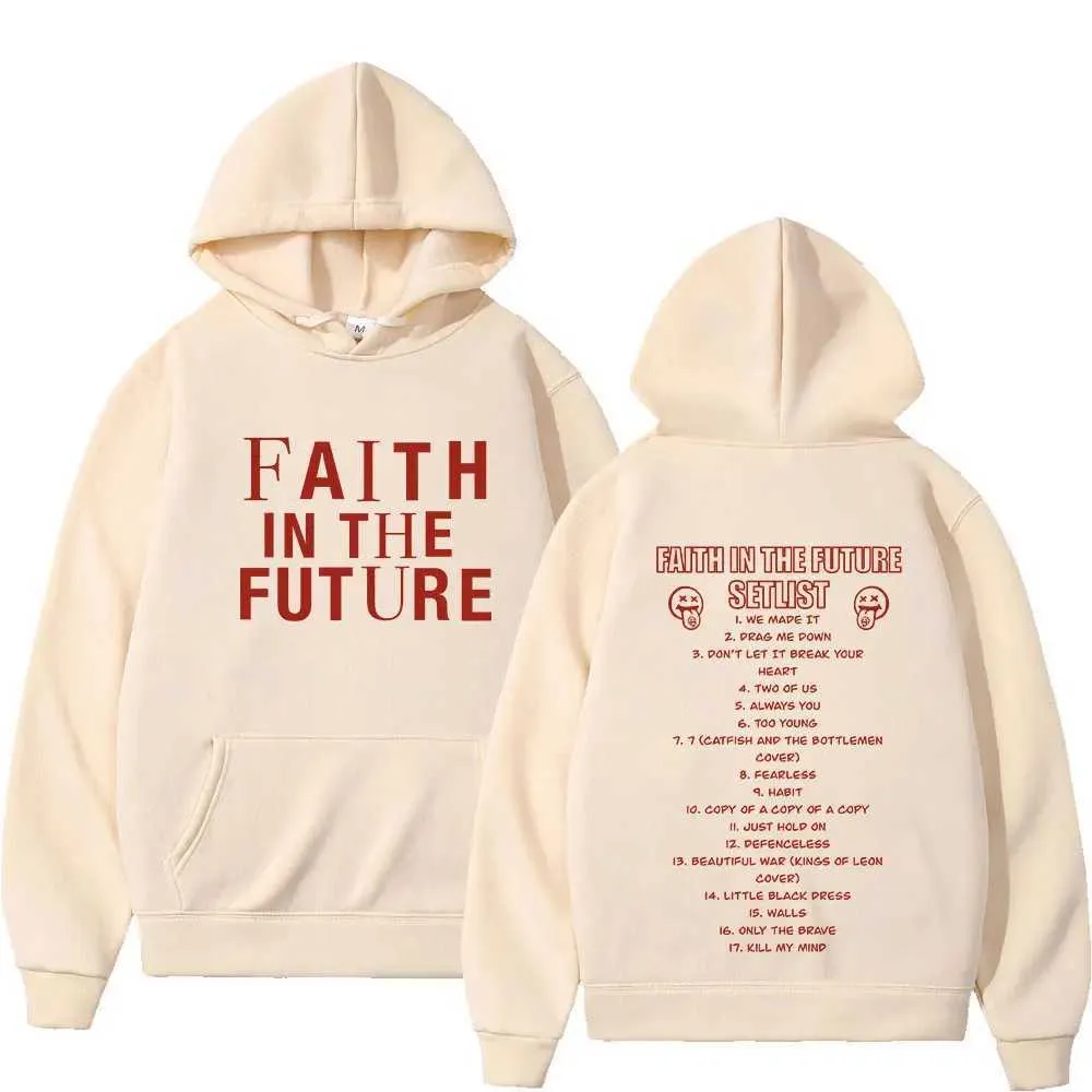 Men's Hoodies Sweatshirts Faith in the Future 2024 Tour Mens Fashion Hip Hop Hoodie Sweater Fan Gift Harajuku Retro Super Dalian Hoodie